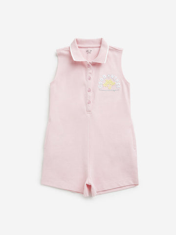 HOP Kids Pink Sleeveless Romper