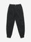 Y&F Kids Black Mid-Rise Cargo-Style Cotton Joggers