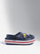 Yellow Navy Applique-Detailed Clogs