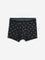 WES Lounge Green Printed Cotton Blend Trunks - Pack of 3