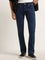 Ascot Dark Blue Relaxed Fit Mid Rise Jeans