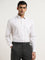 WES Formals Off-White Relaxed-Fit Cotton Shirt