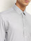 WES Formals Grey Slim Fit Shirt