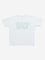 Y&F Kids White Text Embroidered Cotton T-Shirt