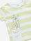 HOP Baby Lime Striped Design T-Shirt