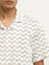 ETA Light Taupe Printed Knit-Textured Relaxed-Fit Shirt