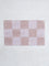 Westside Home Pink Checkered Design Bathmat