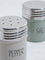 Westside Home Grey & Green Stainless Steel Salt and Pepper Container