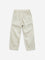 HOP Kids Beige Relaxed - Fit Mid - Rise Cotton Jeans