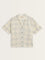 Bombay Paisley Off-White Checkered Cotton Shirt