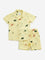 HOP Kids Yellow Camping-Inspired Cotton Shirt with Shorts Set