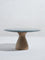 Westside Home Green Marble and Wood Cake Stand