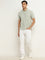 WES Casuals Sage Striped Relaxed-Fit Polo T-Shirt