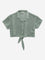 Y&F Kids Sage Knit-Textured Cotton Blend Shirt