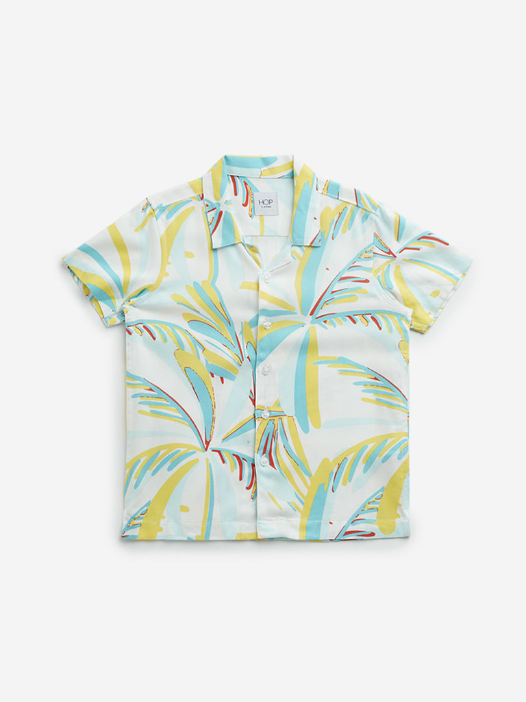 HOP Kids Multicolour Tropical-Inspired Shirt