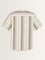 ETA Taupe Stripe Printed Resort-Fit Cotton Shirt