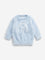 HOP Baby Light Blue Faux Fur Sweater