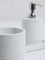 Westside Home White Shell Textured Bathroom Accessory Set