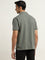 WES Casuals Dusty Olive Relaxed-Fit Cotton Polo T-Shirt