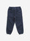 HOP Kids Navy Cargo-Style Mid-Rise Denim Joggers