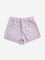 HOP Kids Lilac Embroidered Mid-Rise Denim Shorts