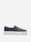 LUNA BLU Black Textured Slip-On Shoes