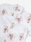 Y&F Kids White Floral Printed Resort-Fit Shirt