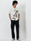 Nuon Off-White Printed Relaxed Fit Shirt