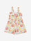 HOP Kids Pink Floral Printed Jumpsuit