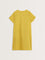 Gia Yellow Solid A-Line Dress