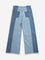 Y&F Kids Blue Straight - Fit Mid - Rise Jeans