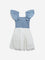 HOP Kids Blue & White Smocked Denim Dress