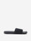 SOLEPLAY Black Chevron Textured Slides