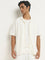 ETA Off-White Textured Relaxed Fit Shirt