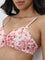 Wunderlove Pink Floral Printed Padded Bra - Pack of 2