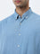 Ascot Light Blue Relaxed-Fit Cotton Shirt