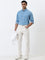 Ascot Light Blue Relaxed-Fit Cotton Shirt