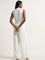 Wardrobe Ivory Jumpsuit With Belt