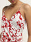 Wardrobe Red Floral Printed Slip Dress