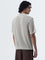 ETA Taupe Knitted Slim-Fit Cotton T-Shirt