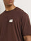 Studiofit Dark Brown Slim-Fit Cotton T-Shirt