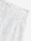 HOP Kids Off-White Leaf Embroidered High-Rise Cotton Blend Pants