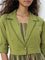 Bombay Paisley Green Tiered Cotton Dress with Jacket