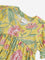 Utsa Kids Yellow Floral Printed Peplum Ethnic Top (2-8 years)