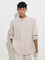ETA Lilac Striped Relaxed-Fit Cotton Shirt