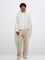 Ascot Beige Relaxed-Fit Bomber Jacket