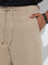 ETA Taupe Relaxed-Fit Mid-Rise Cotton-Blend Shorts
