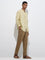 ETA Brown Solid Relaxed-Fit Mid-Rise Cotton Chinos