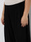 Diza Black Solid Ethnic Pants