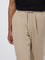 ETA Taupe Relaxed-Fit Mid-Rise Cotton-Blend Chinos